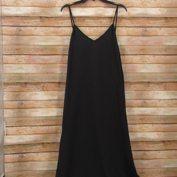 a new day Black V-Neck Polyester Maxi Dress XL - Picture 3 of 16